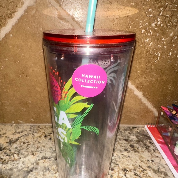 Never used. Starbucks Tumbler with lid and straw. Brand new. - Picture 5 of 6